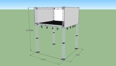 T6-6082 Aluminum Stage Truss ,  Aluminum Alloy Truss Banner Stand 3x3m