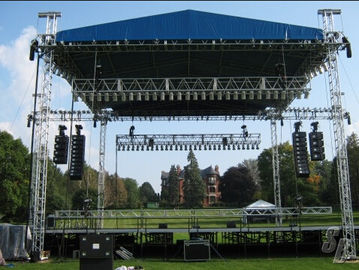 Line Array Sound System And Light truss System Lighting Truss System Silver