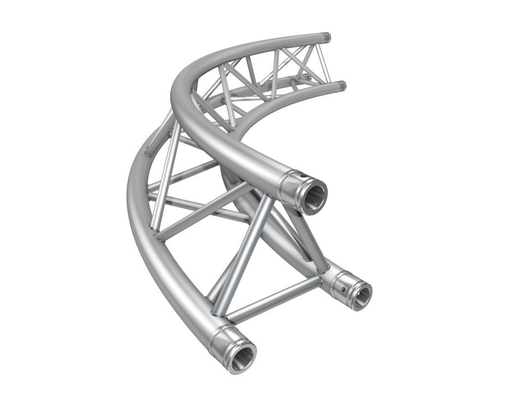 Different Degree Aluminum Spigot  Flat Pin Truss 250*250*3m  Length For Indoor Show And Wedding