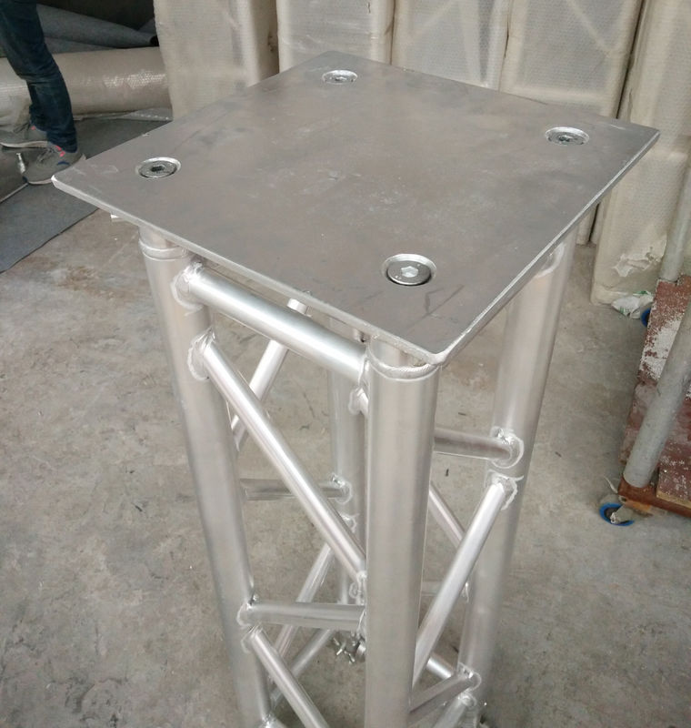 350*350*8mm Aluminum Spigot Plate Table for Beam  Lights on 1 Meter Truss
