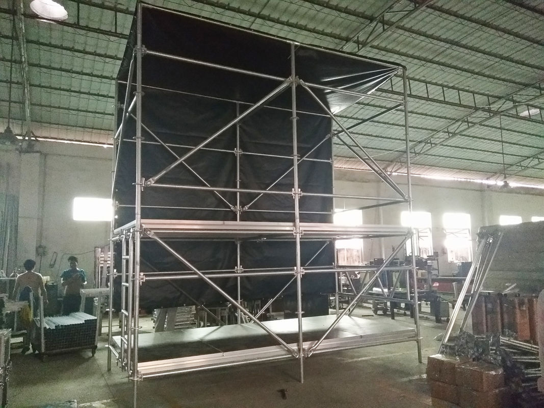 Custom Layer Truss and 	Movable Stage Platform Station for Stadium Lighting Tower Truss