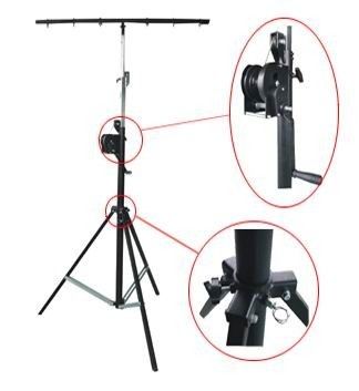 Outdoor Heavy Duty Lifting Tower Lighting Truss Stand / Material is Steel/ Height can be adujustable