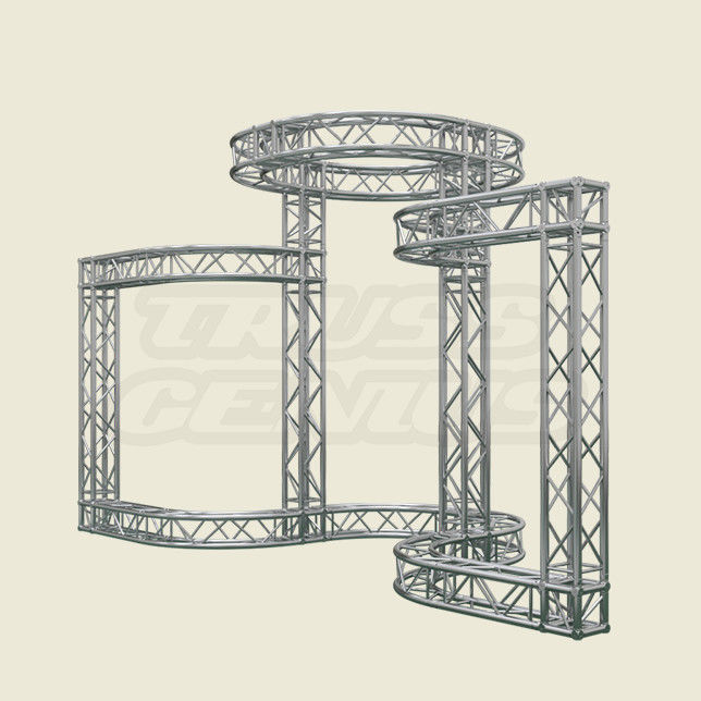 Silver Aluminum Stage Lighting Truss System For Event 2 TONS Loading