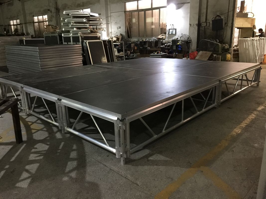 Alloy Assembly Portable Stage Platforms For Sound System And Dj Equipments