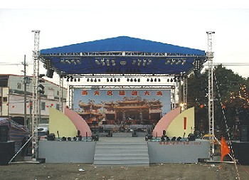Aluminum Space Stage Lighting Truss Structure 4 Pillar Truss Stand For Concert Event