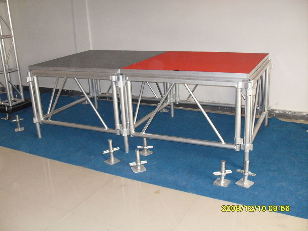 Used Aluminum Stage Deck Assembly Moving Aluminum Stage For Sale