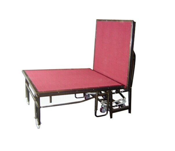 Outdoor Portable Steel Foldable Stage Wood / Steel 2.44m x 1.22 / 1.83m