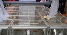 Glass Square Acrylic Stage Platform Anti-slip For Evens