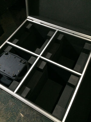 High Performance Event Aluminum Tool Cases Orange Blue Black Red supplier