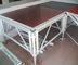 Red 3 - Level Plywood Aluminum Stage Platform With Anti - Slip Board supplier