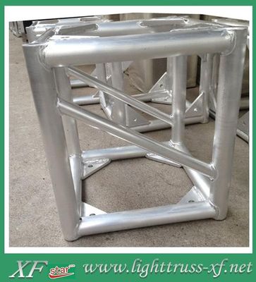 Silver Corner Block Truss Coupler , Aluminum Stage Truss System supplier