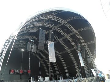 China Large Arc Stage Truss Alloy Aluminum Tube For Concert Performance factory